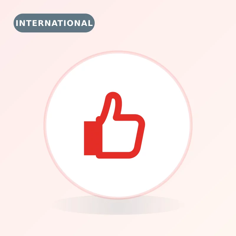 Likes YouTube — Qualité supérieure